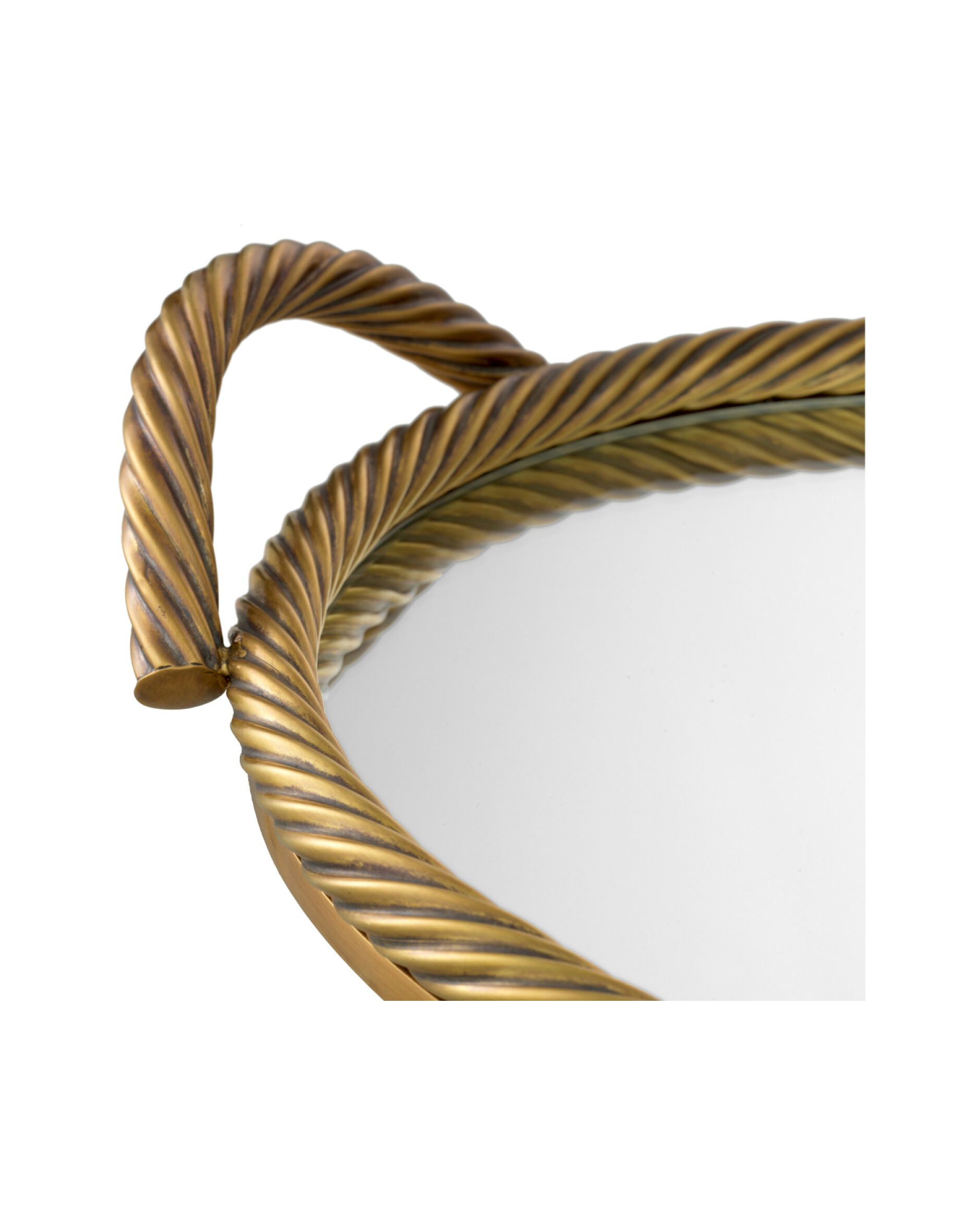 Salvi bricka mässing rund