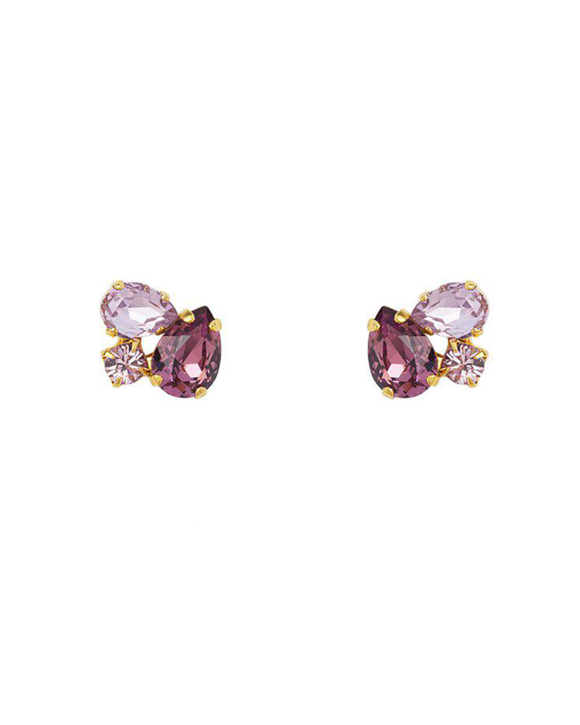Alisia Earrings Violet Combo