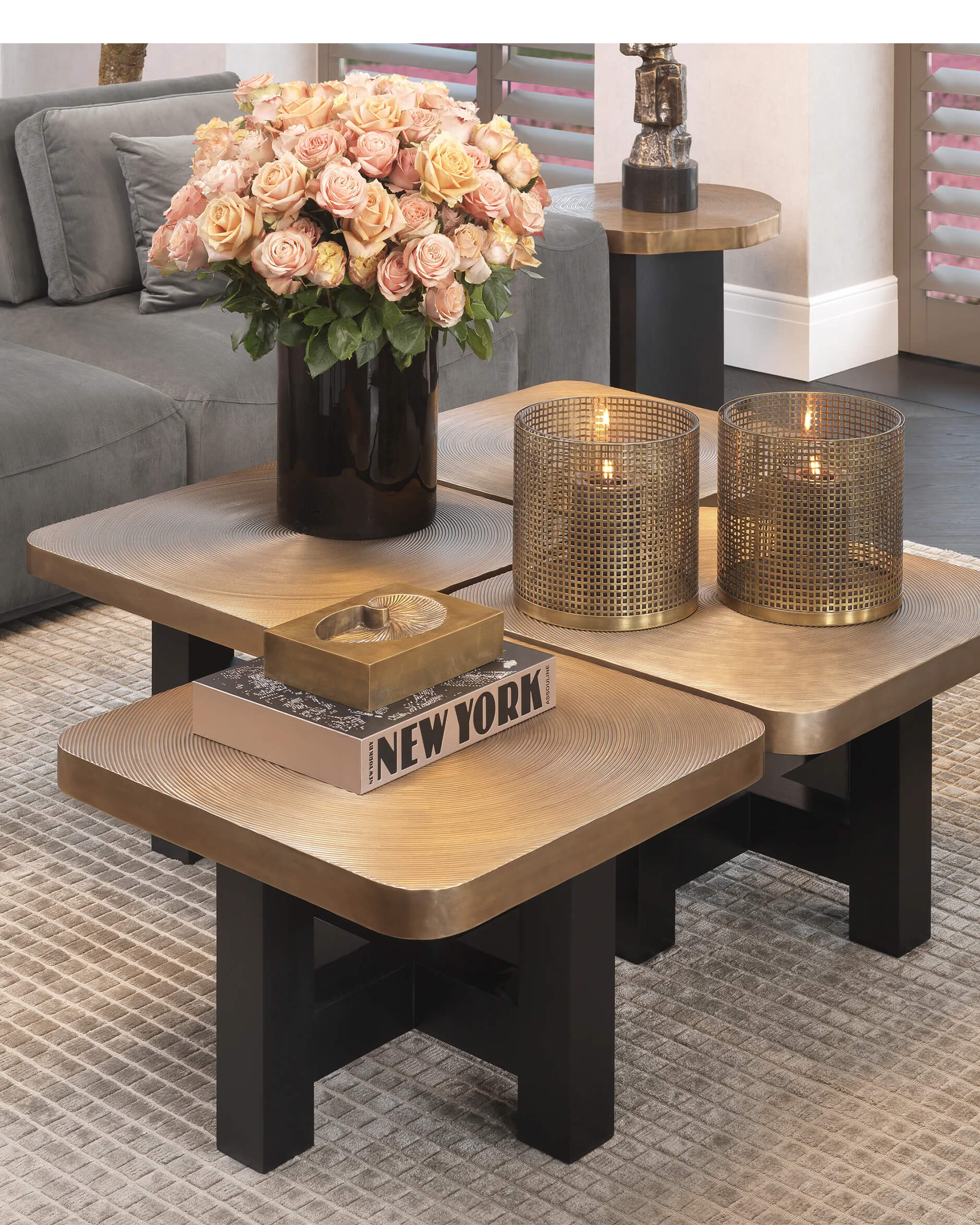 Agoura soffbord mässing OUTLET