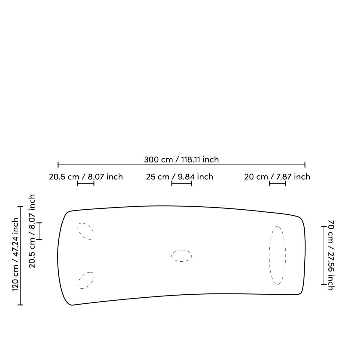 Bergman matbord charcoal grey oak veneer