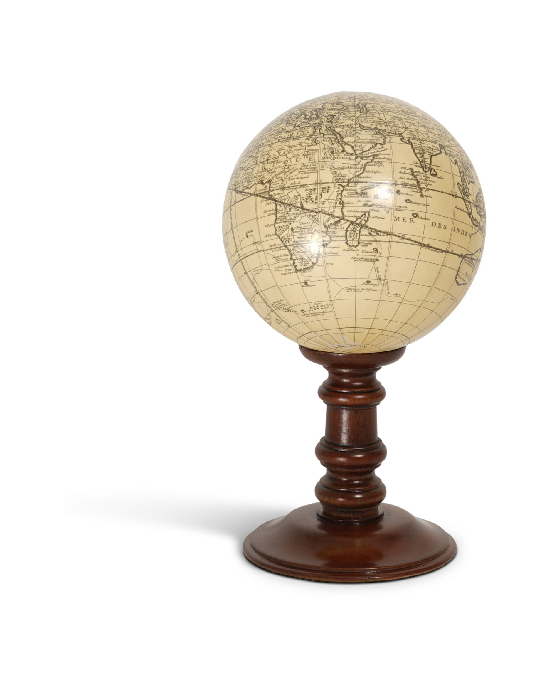 Wooden Globe Stand S