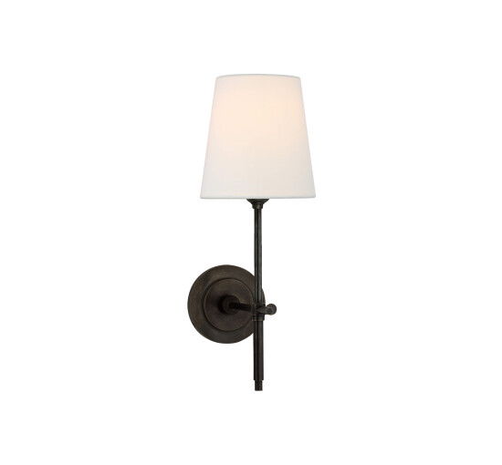 Bronze/Linen - Bryant Sconce Bronze/Linen/Black Tape