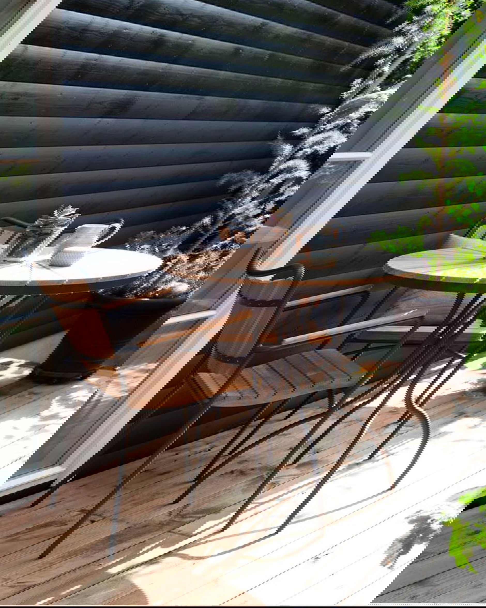 Ellen bord antracit Ø80