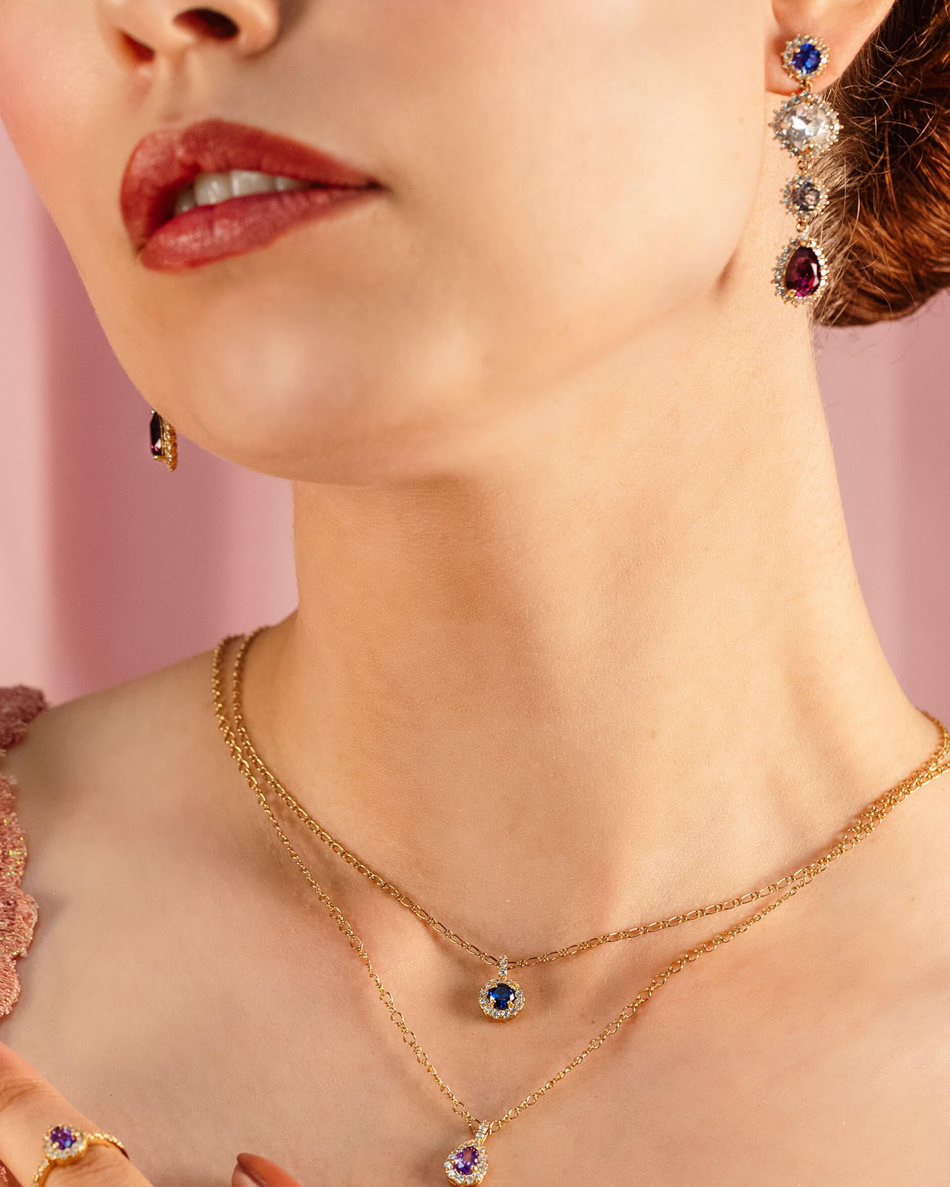 Bianca halsband amethyst