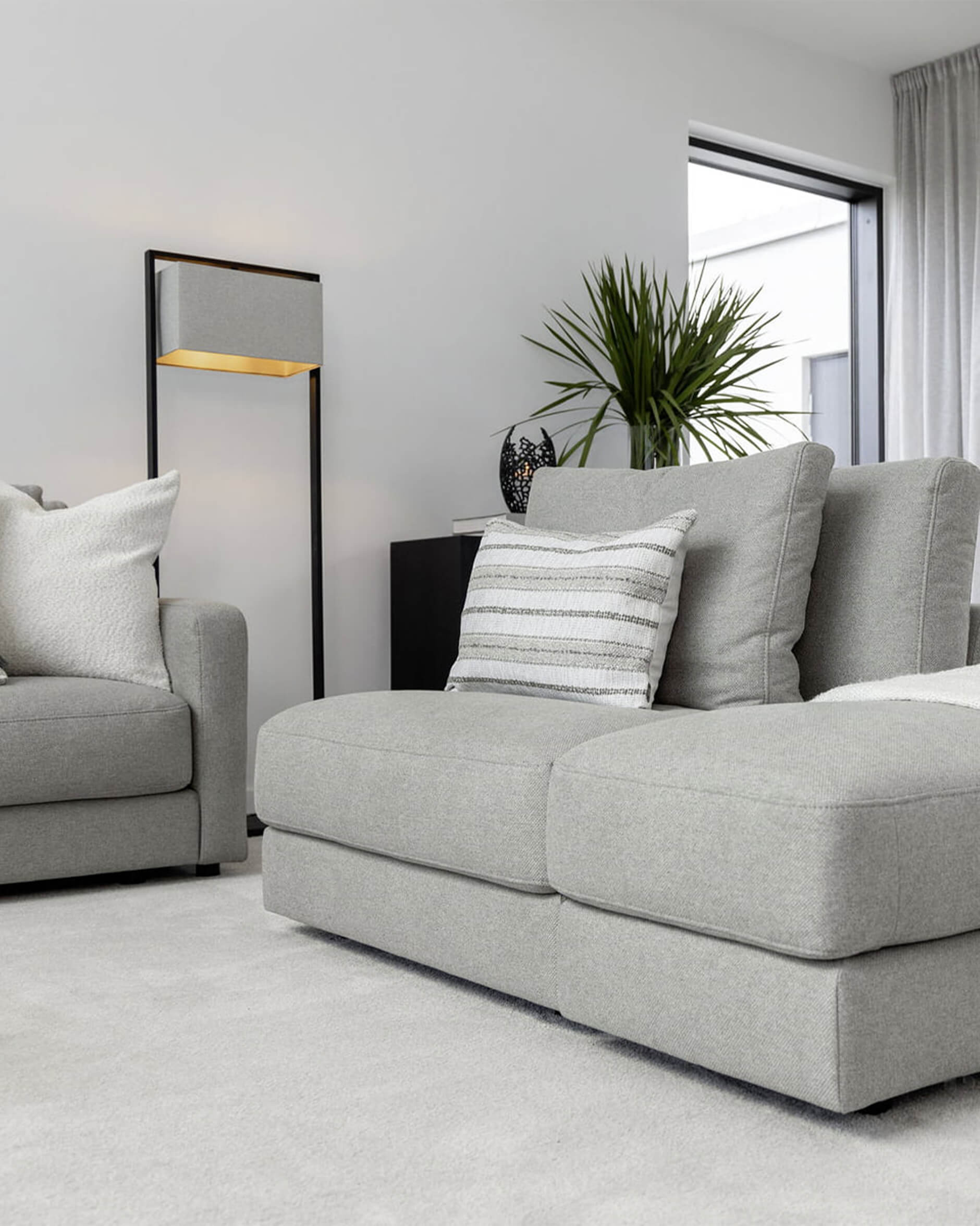 Donati frame lampskärm golv rave natural