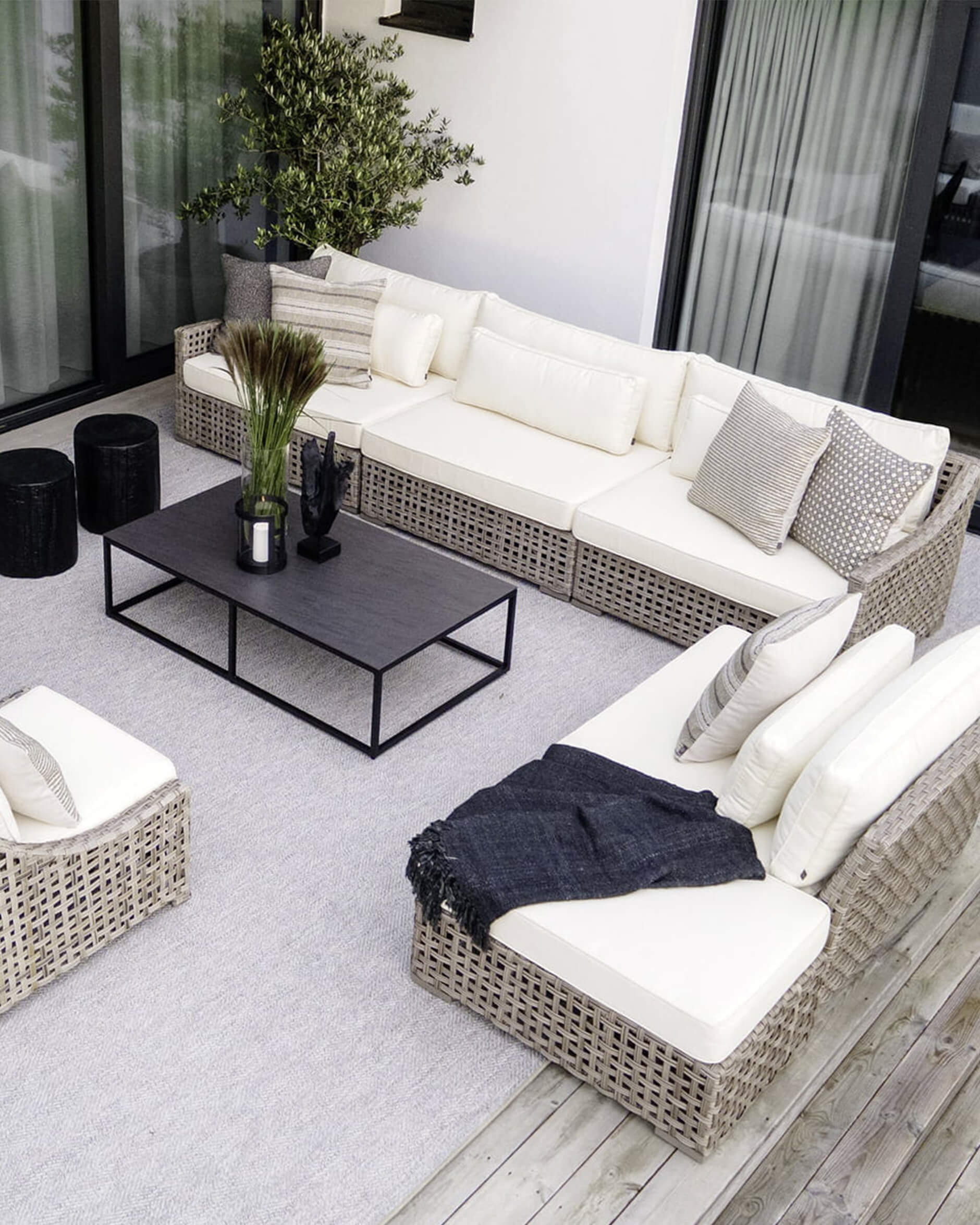 Nomad cane kuddfodral linne