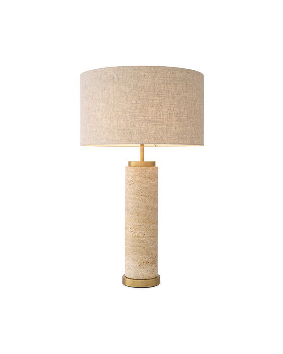 Lxry bordslampa travertine