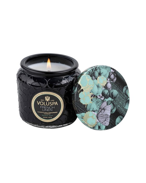 French Linen doftljus petite jar