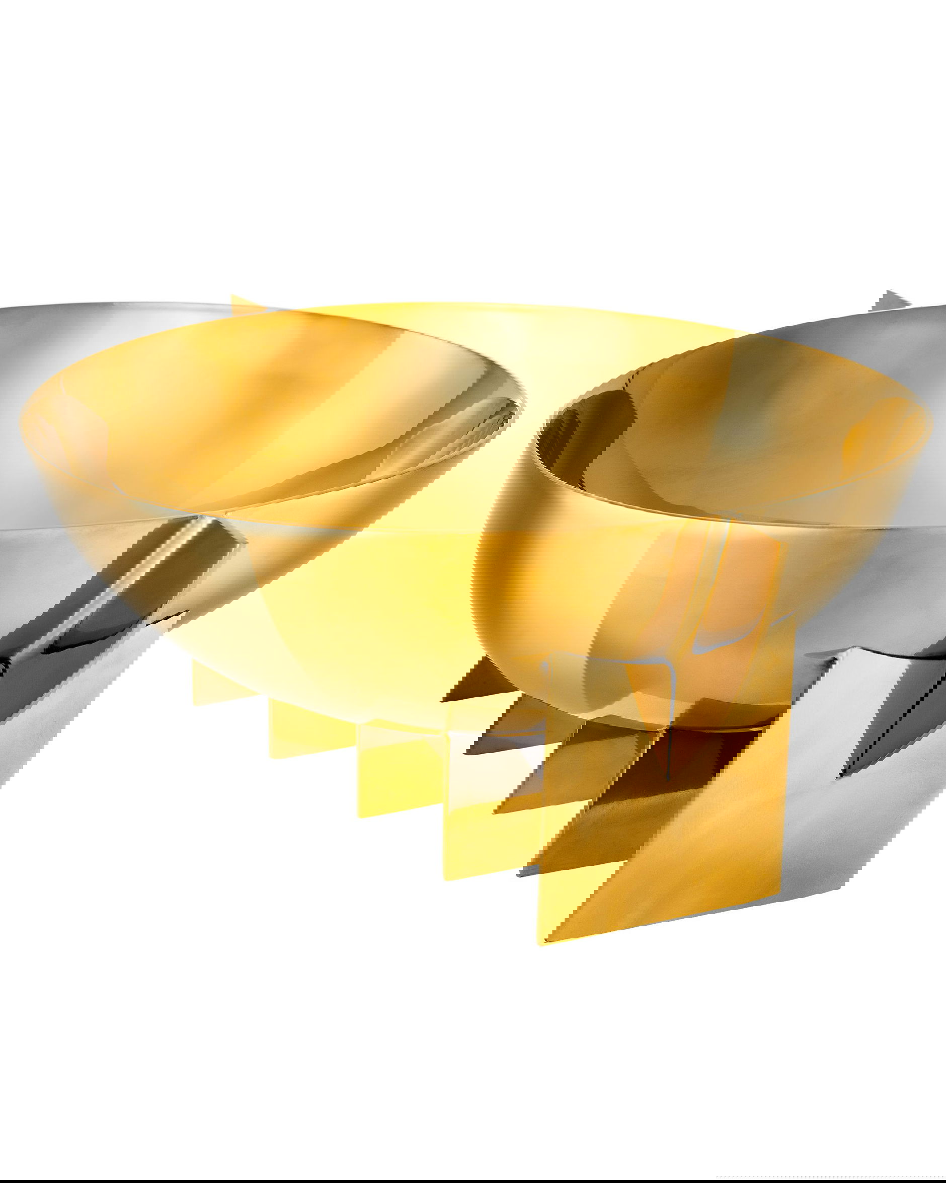 Bismarck serveringsskål guld