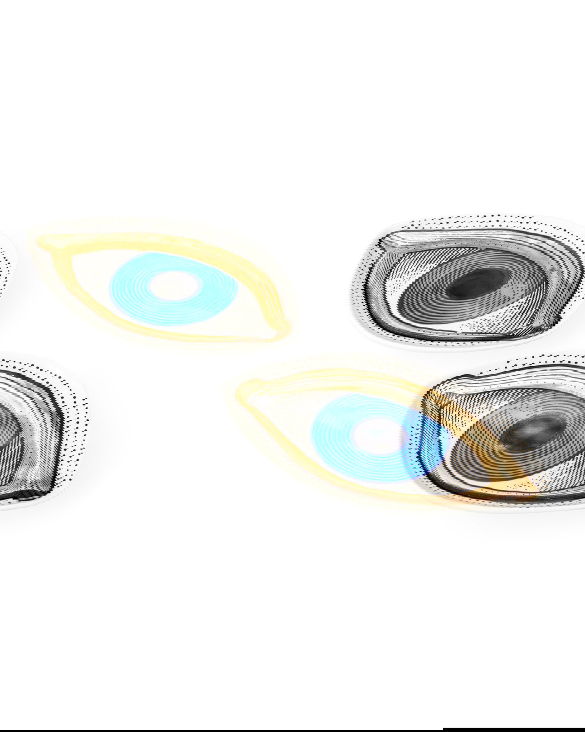 Eye Trinket dish 2-set