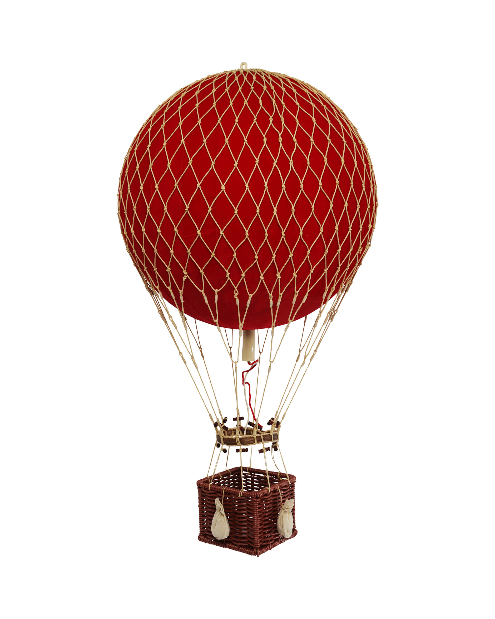 Royal Aero luftballong sammet röd