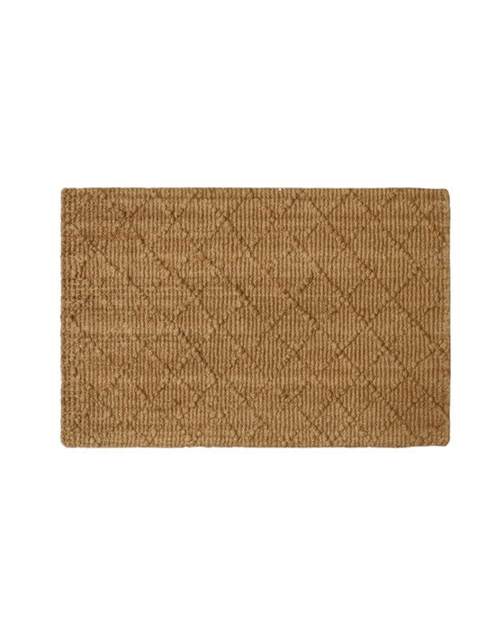 Knåter dørmåtte natural silver