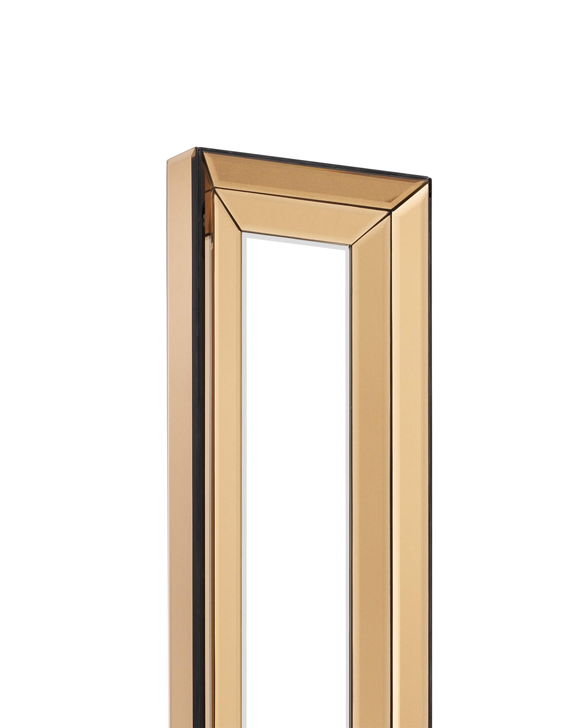 Slim spegel guld