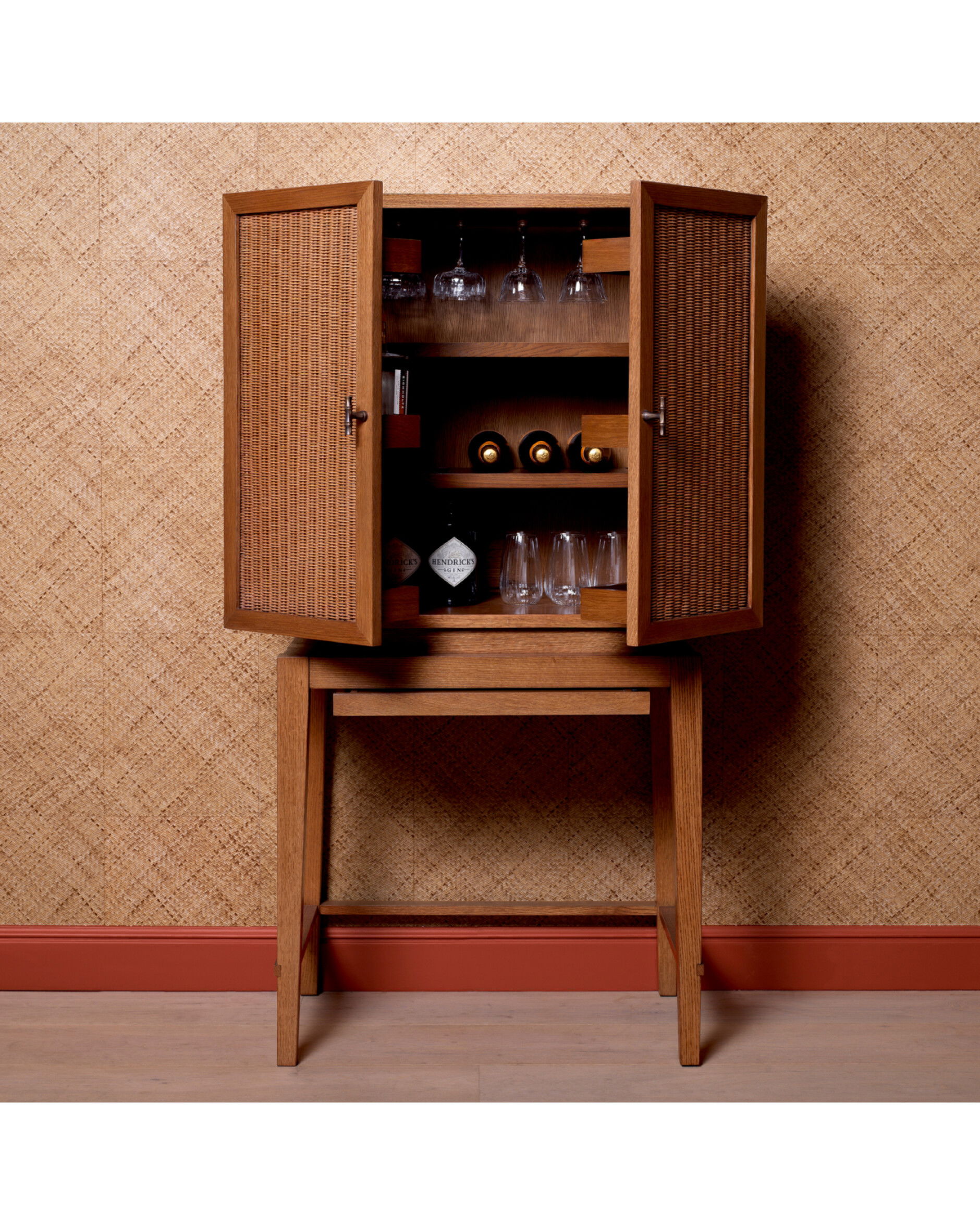 Borchard barskåp caramel