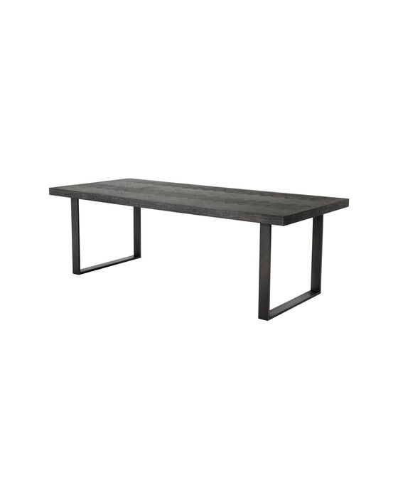 melchior matbord charcoal oak