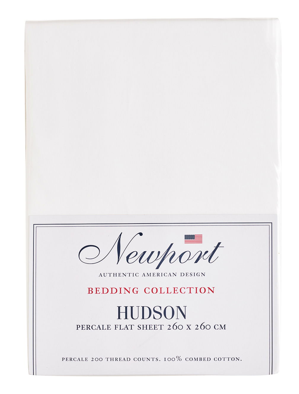 Hudson underlakan vit 260x260