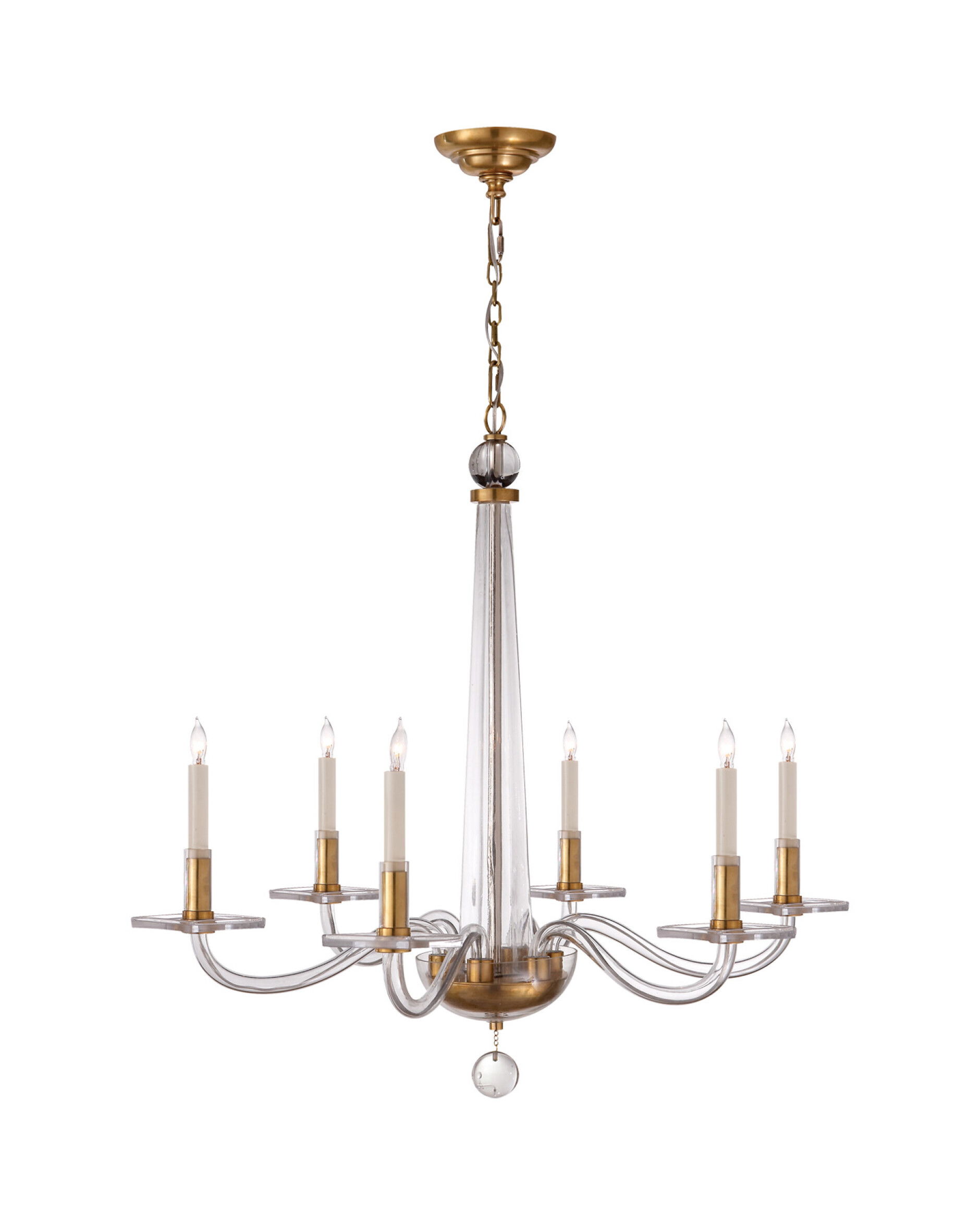 Robinson Chandelier Antique-Burnished Brass