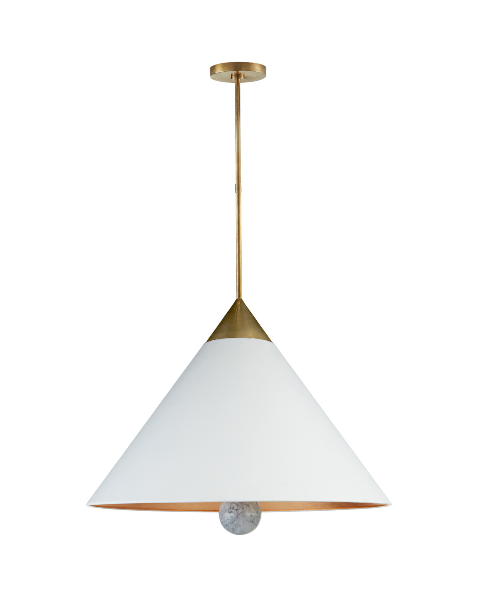 Cleo takpendel antik mässing L