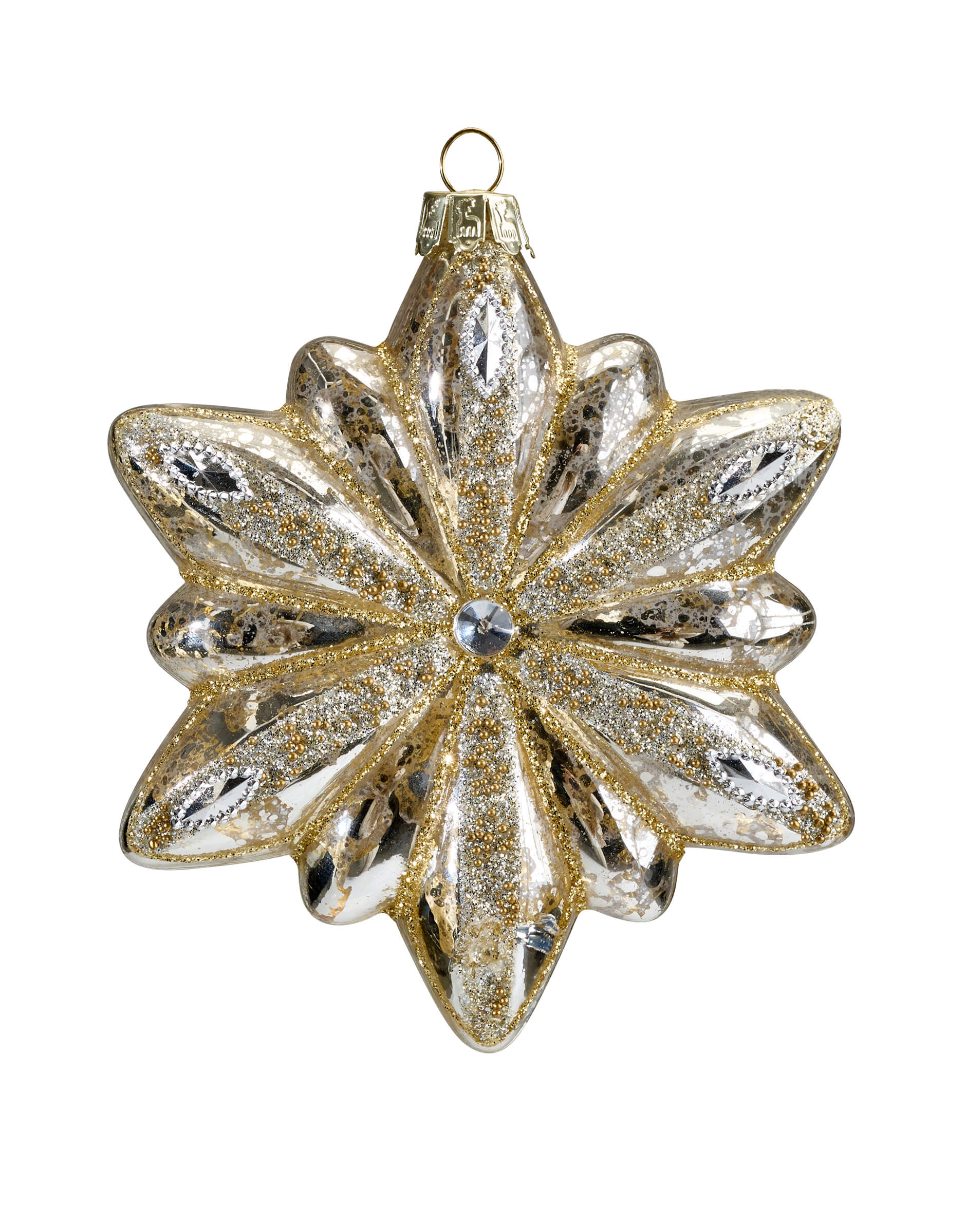 Connor snöflinga julgransdekoration silver/guld