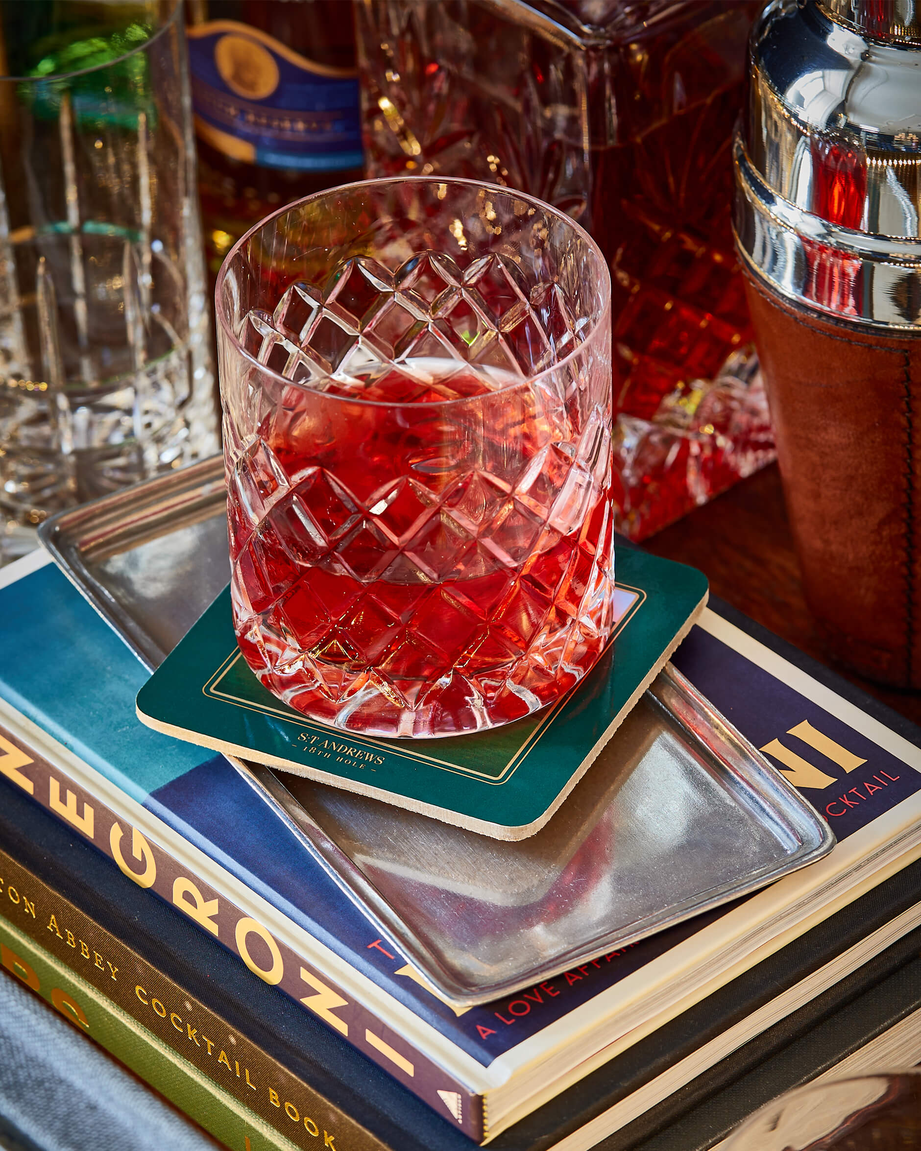 Clubhouse glasunderlägg grön 6-pack