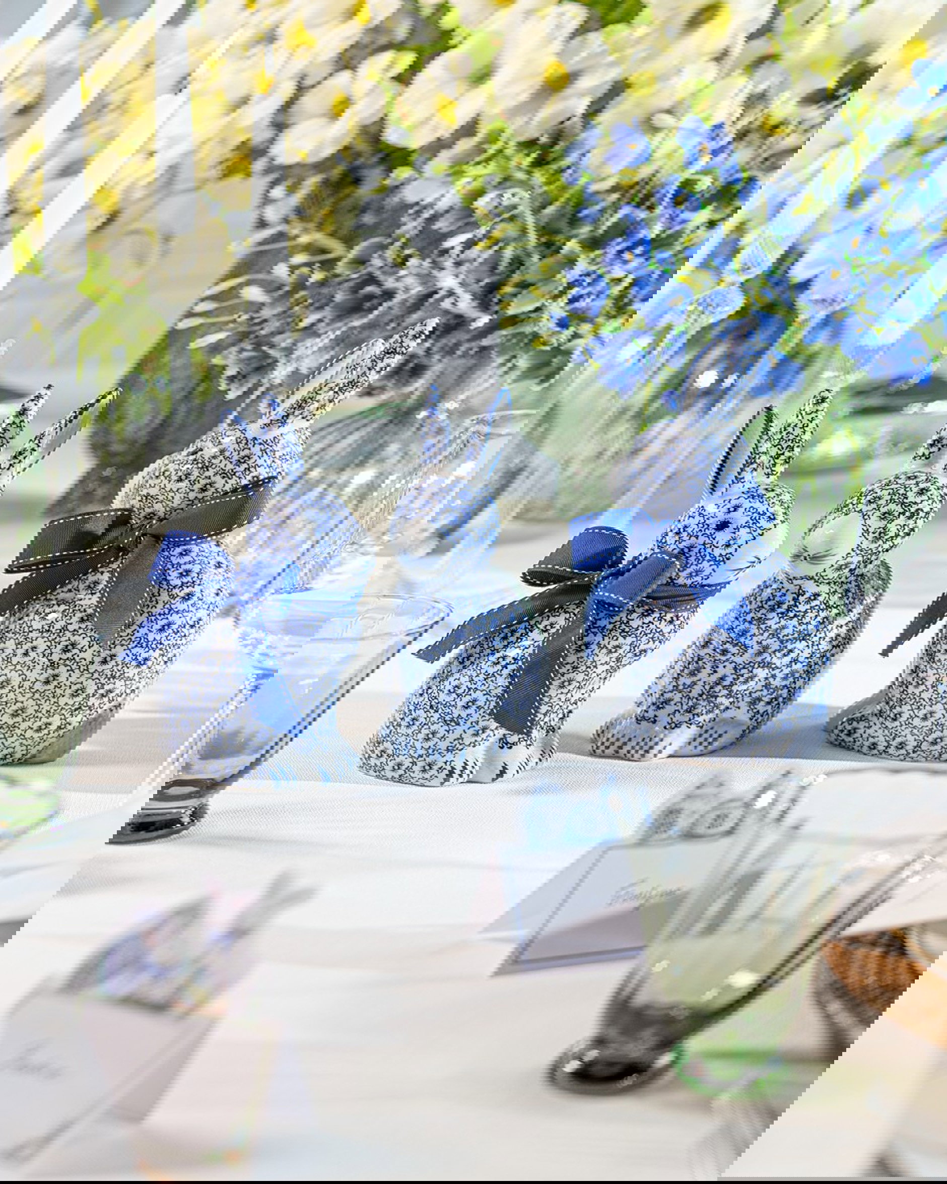 Textiellint marineblauw/wit 8,2m