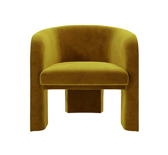 null - Florian Armchair Saffron