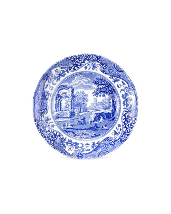 Blue Italian assiett blå/vit