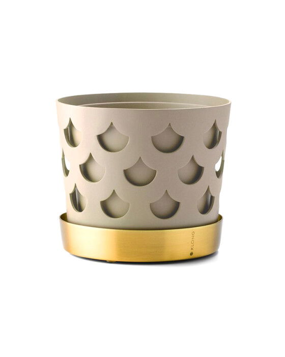 Trio Drop potte beige