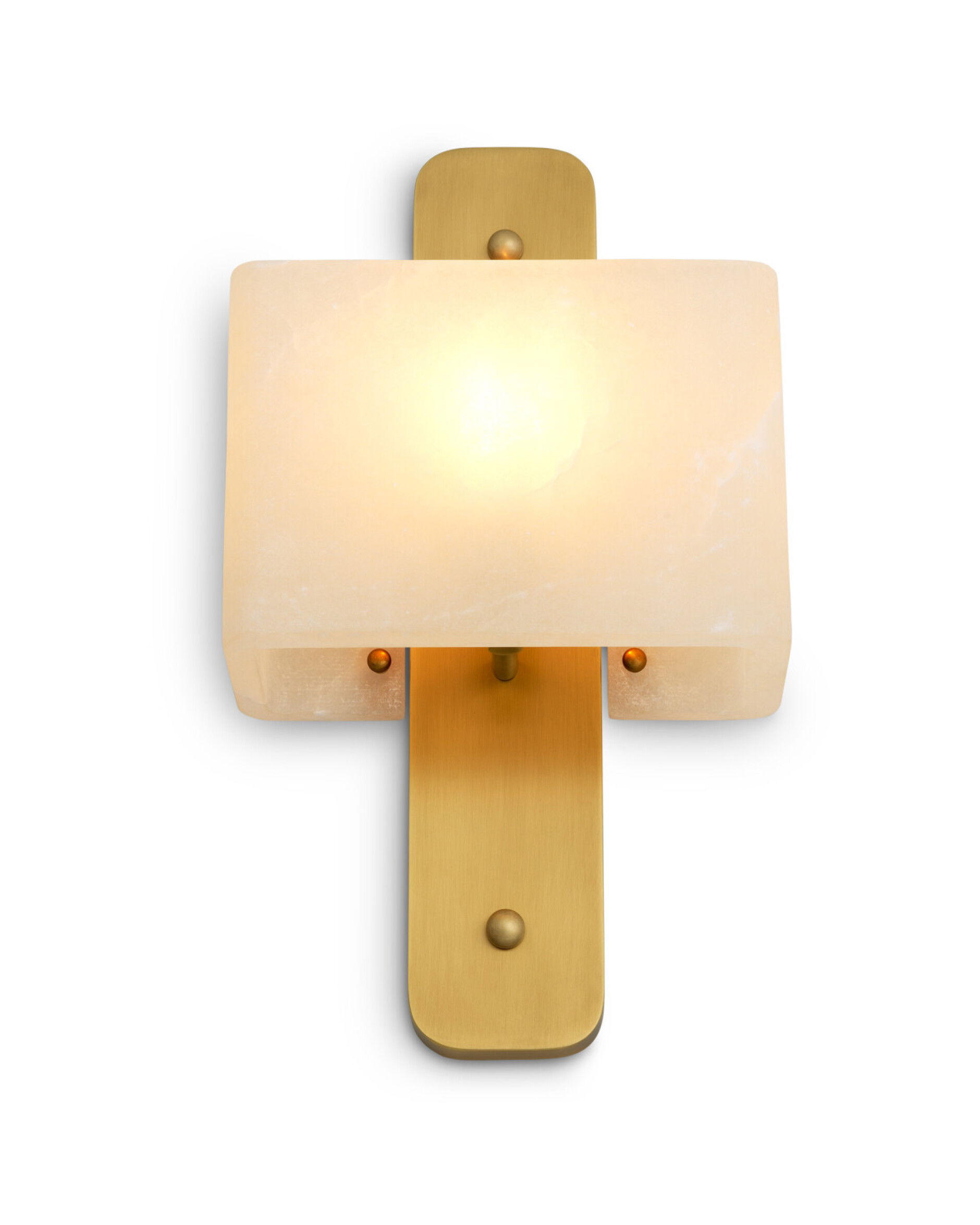 Melbourne wandlamp antiek messing