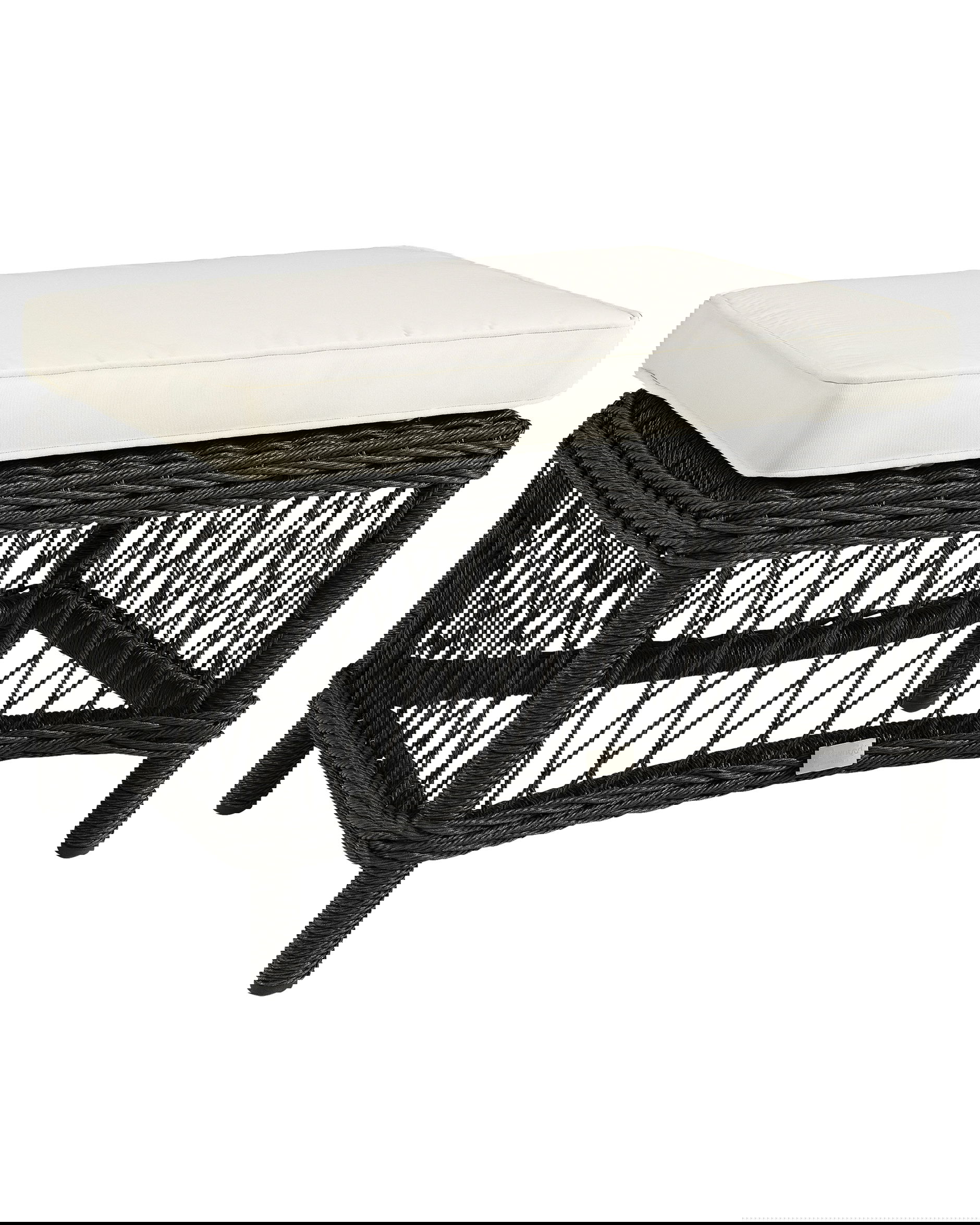 Marbella ottoman black OUTLET