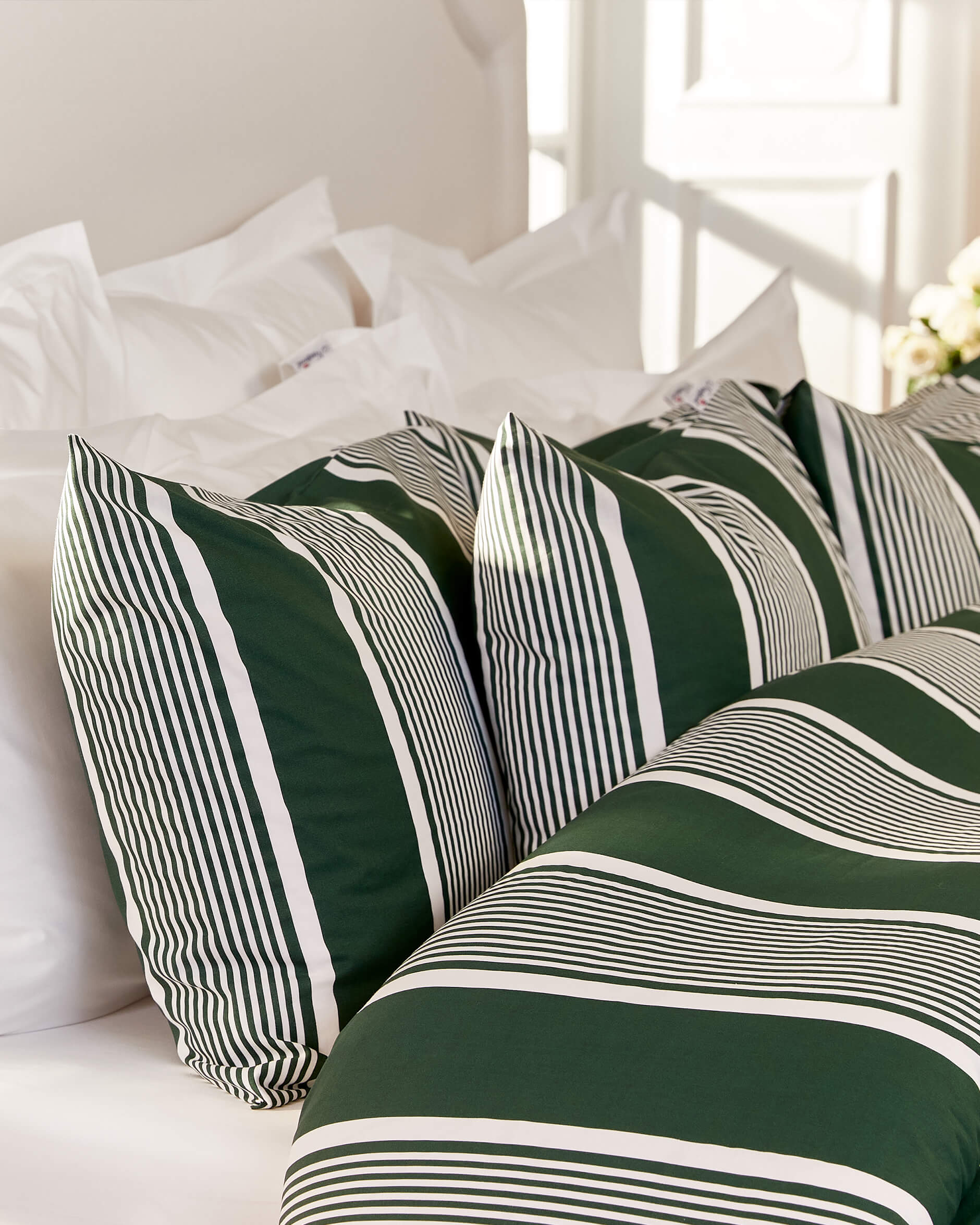 Louisville örngott grön 2-pack