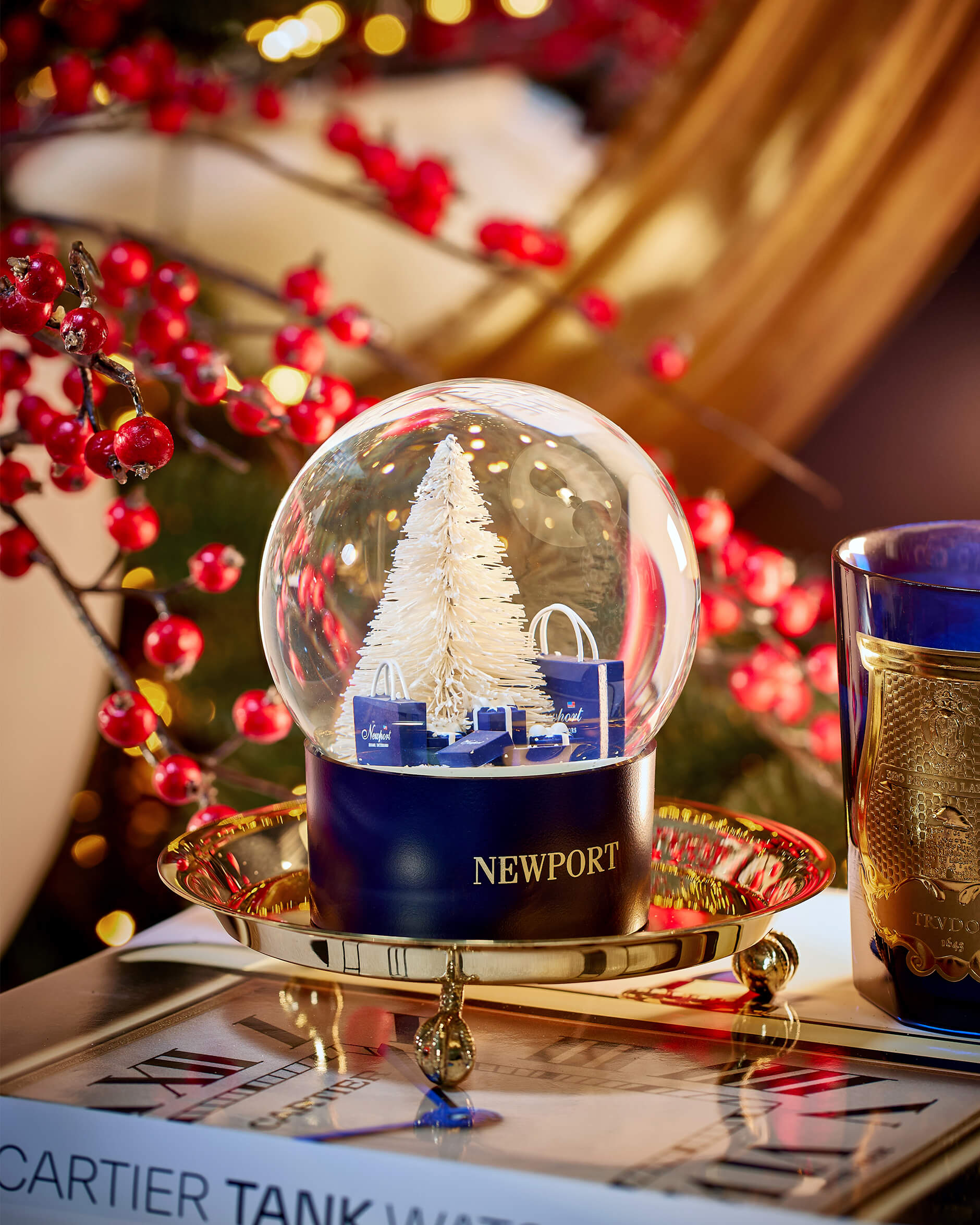 Newport snöglob blå