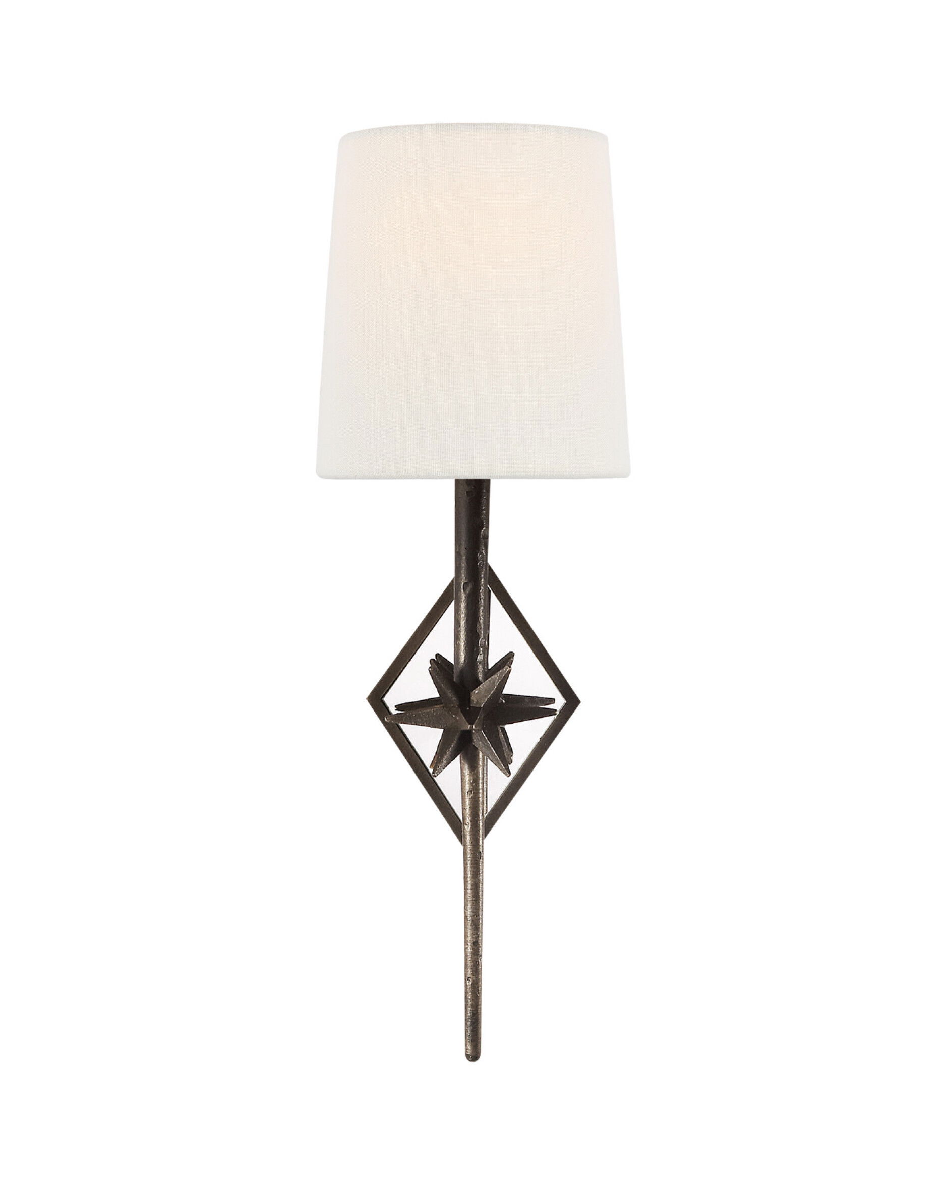 Etoile vägglampa svart