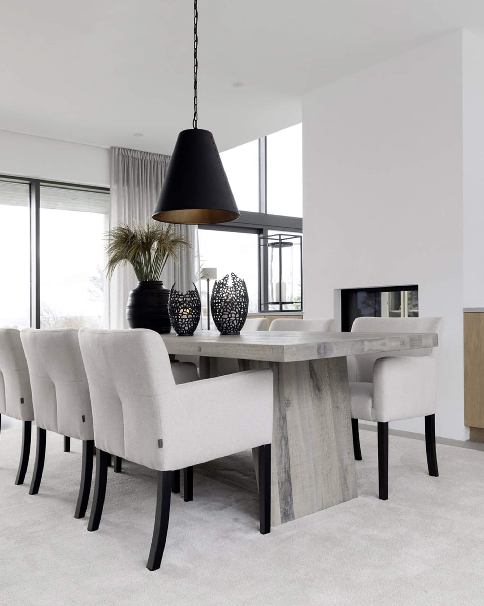 Toronto taklampa svart