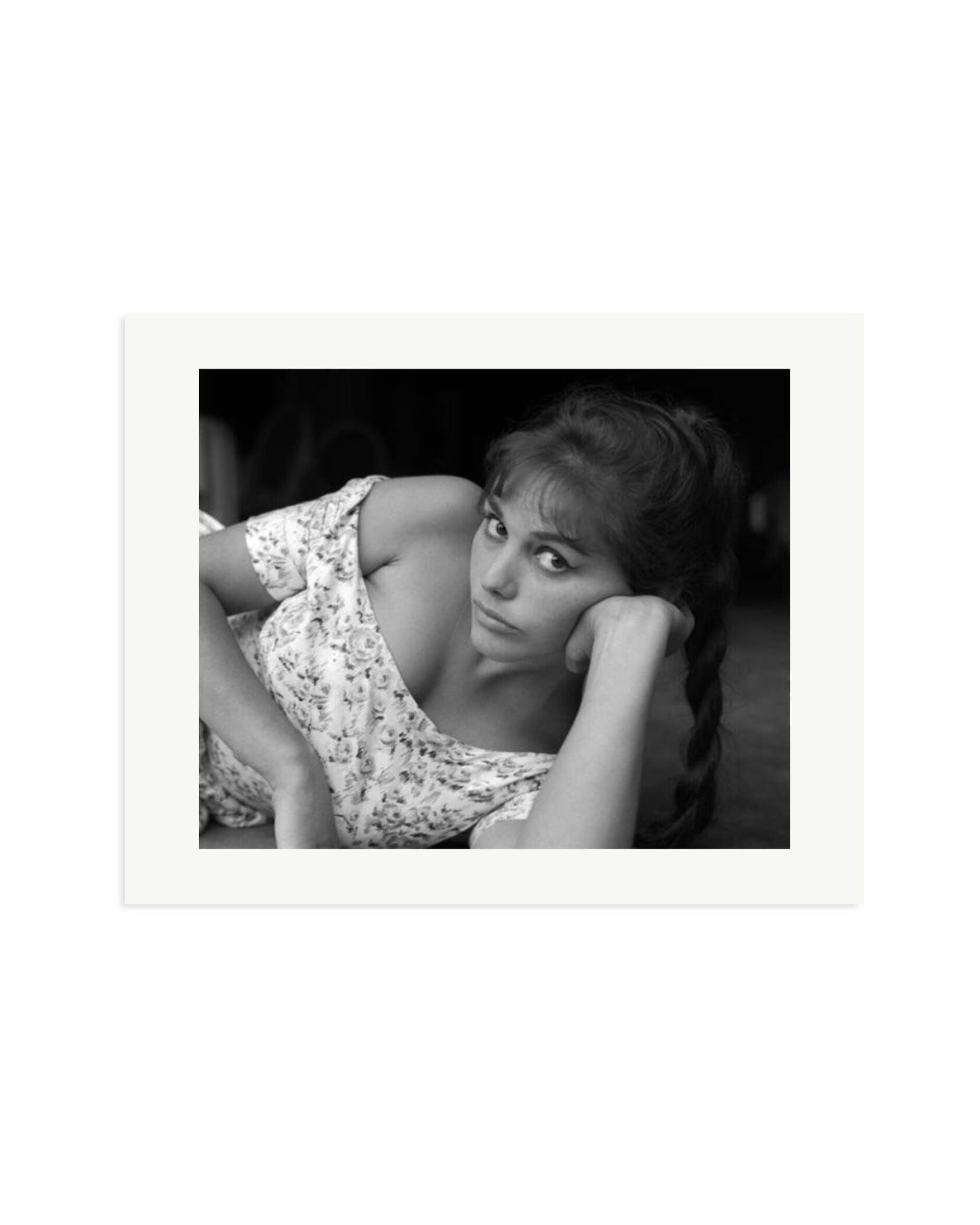 Cardinale Floral Dress Portrait Print Only / Medium