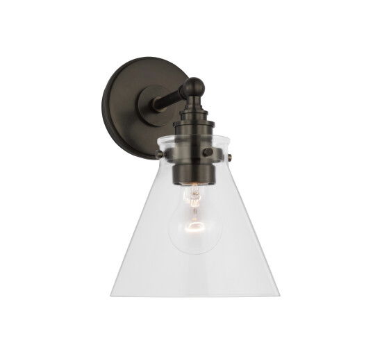 null - Parkington Small Single Wall Light Bronze