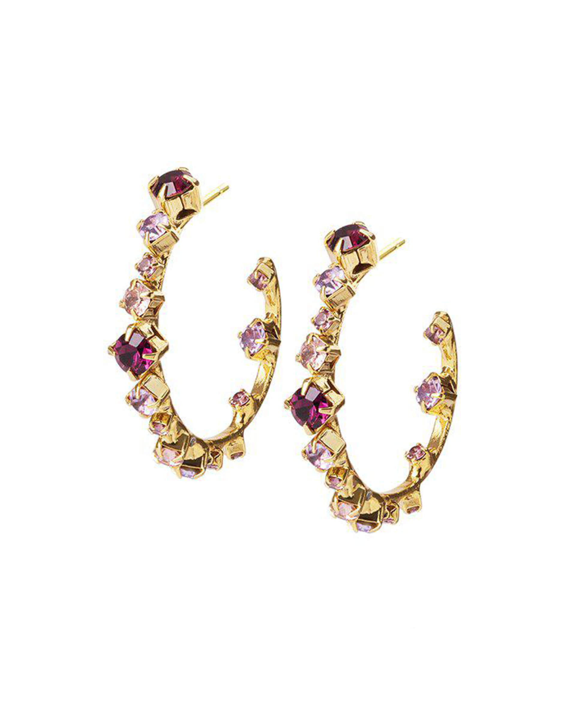 Mini Antonia örhängen violet combo