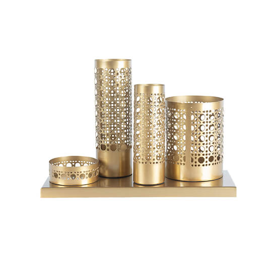 Desk Set Brass