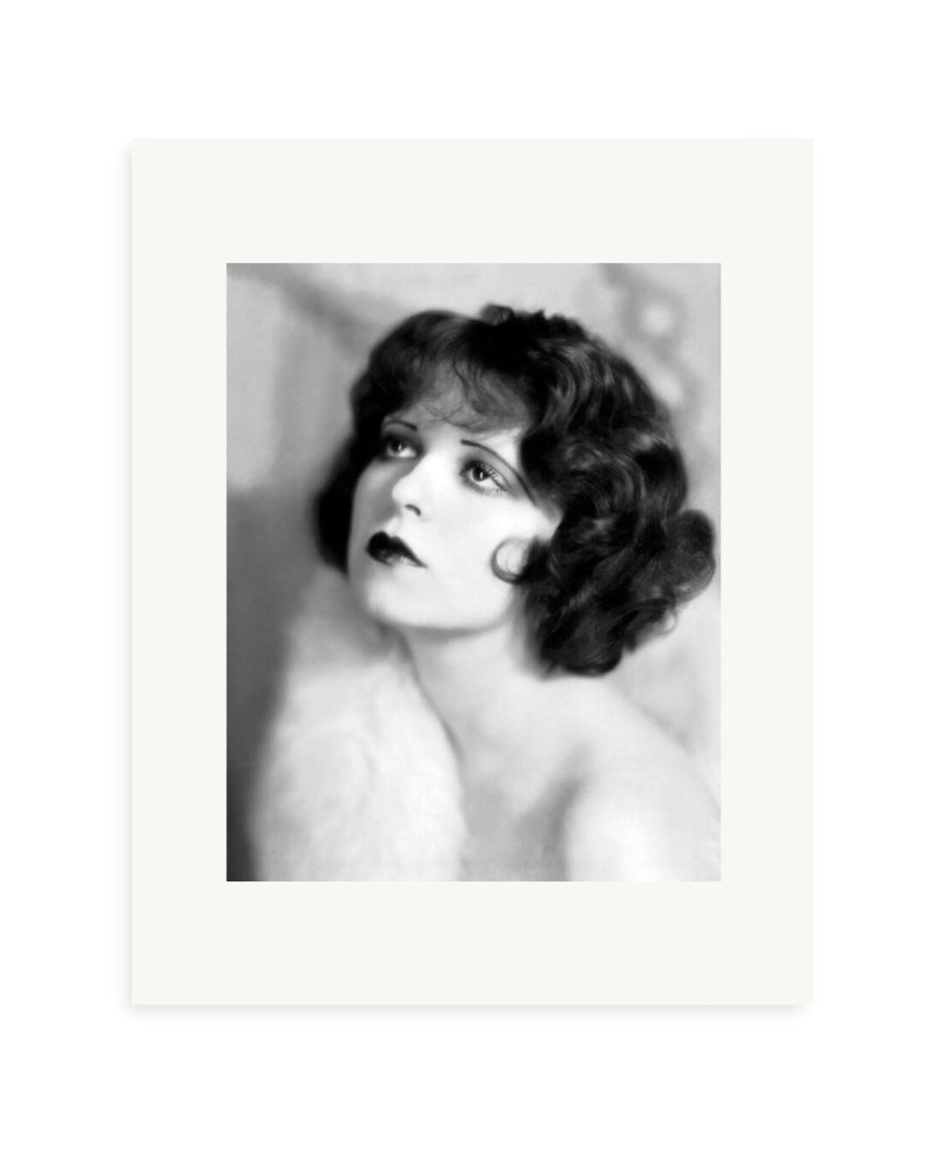Clara Bow Portrait Print Only / Small