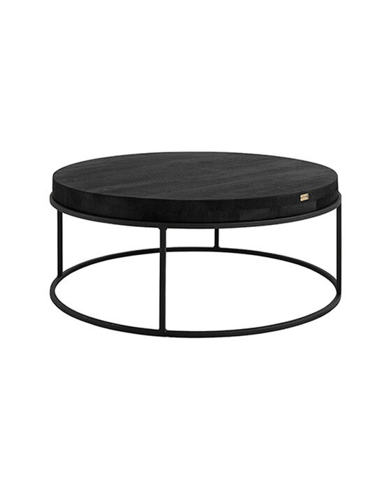 carlisle soffbord svart ø90cm