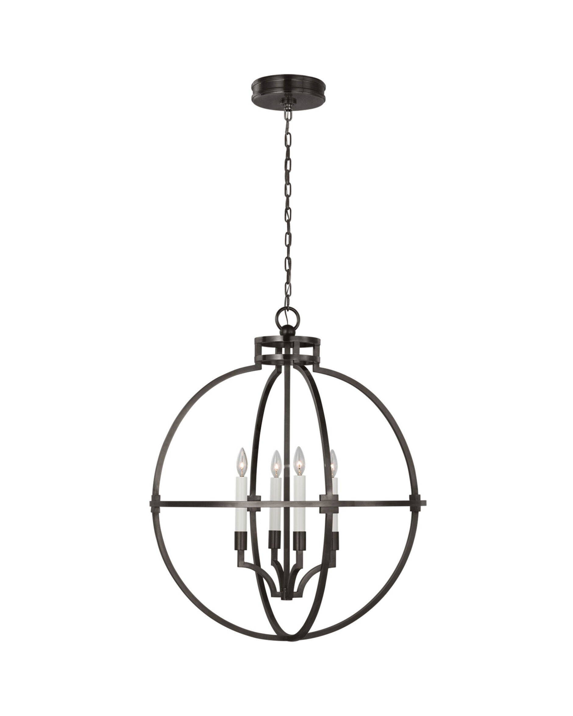 Lexie 30" Globe taklampa brons