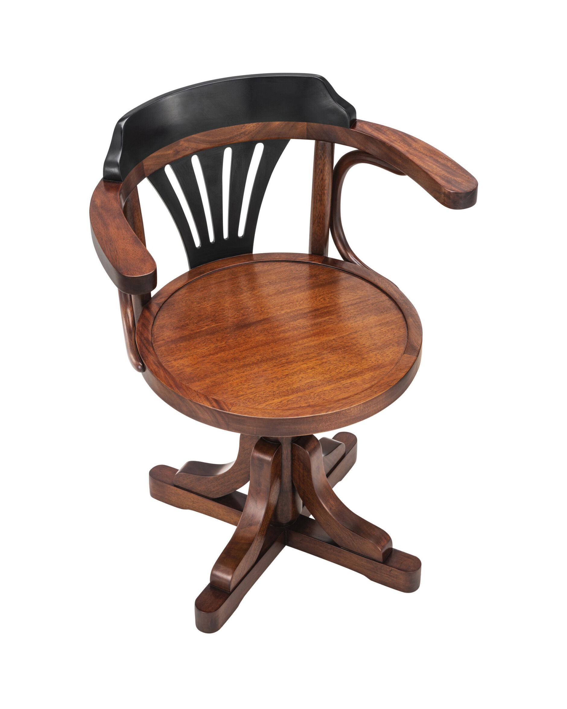 Purser's stol svart / honung