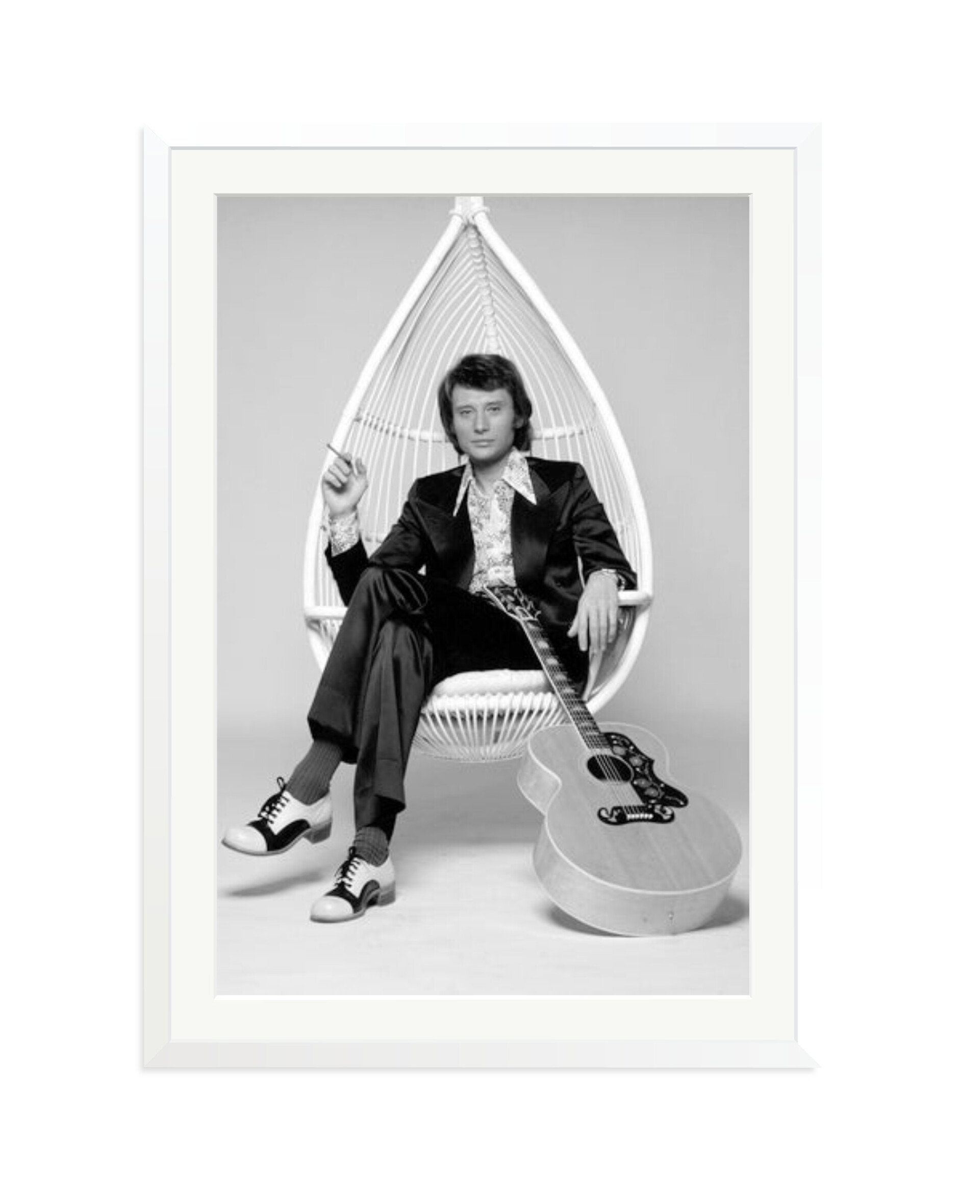 Johnny and his Guitar White / XXL