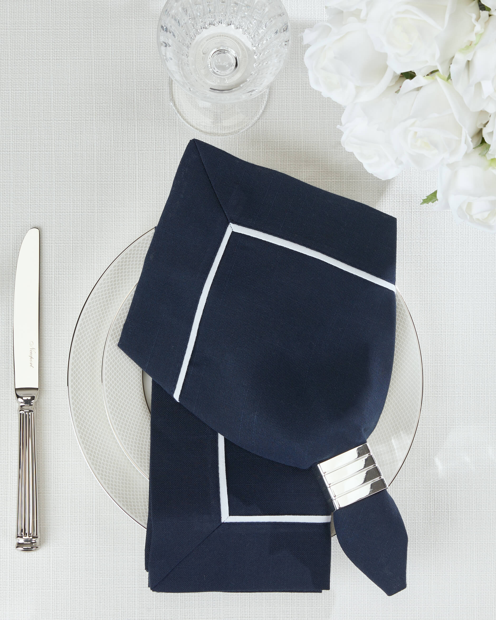 Castleford servett blå