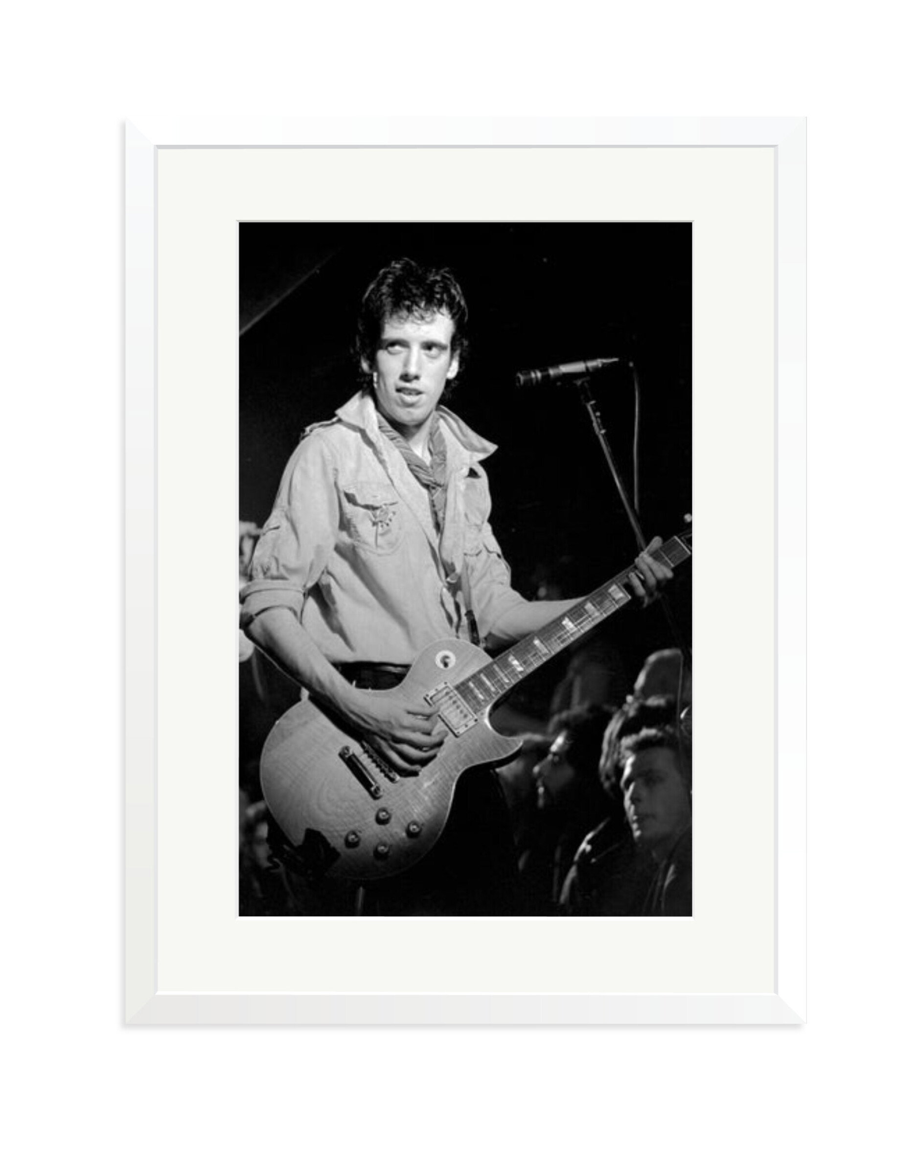 Mick Jones of The Clash 1979 White / XL