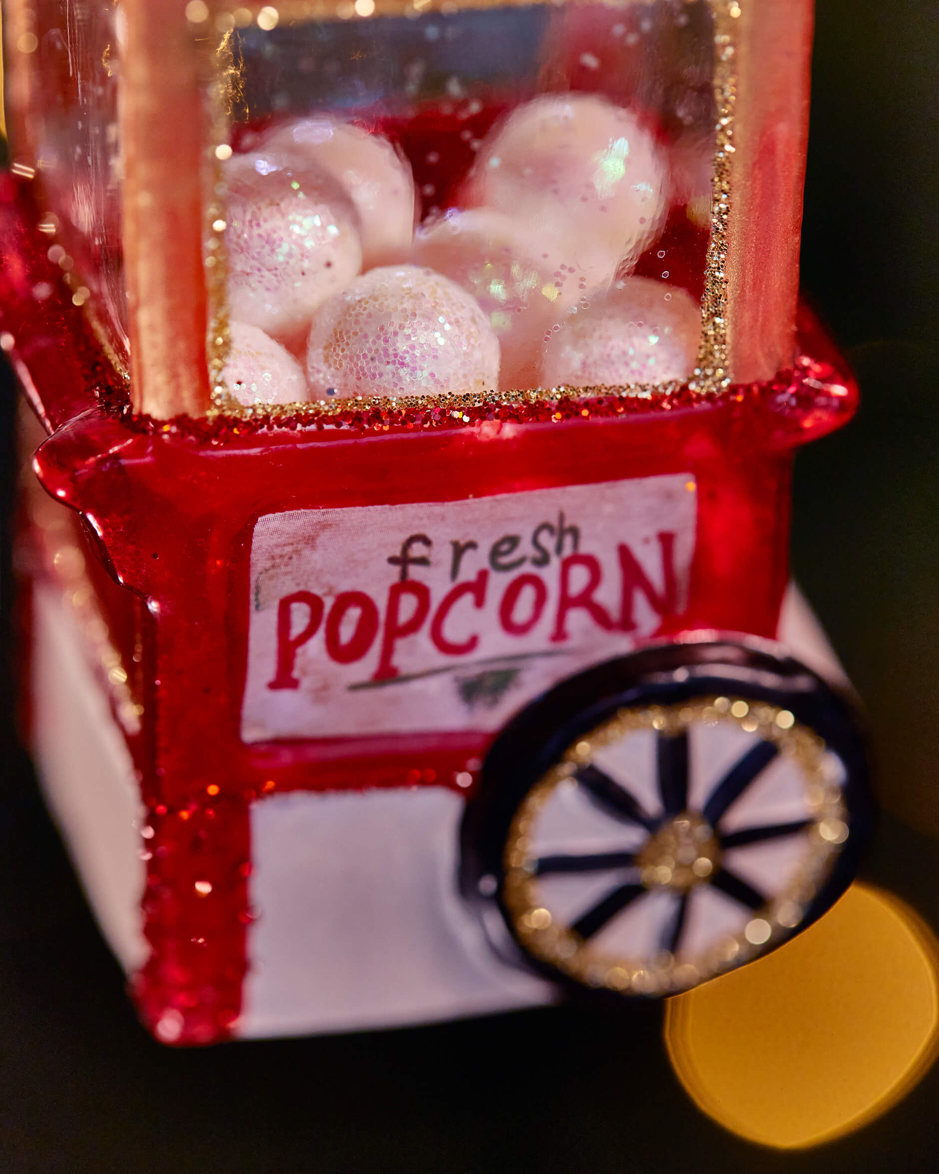 Roy-joulukoriste, popcorn-kone