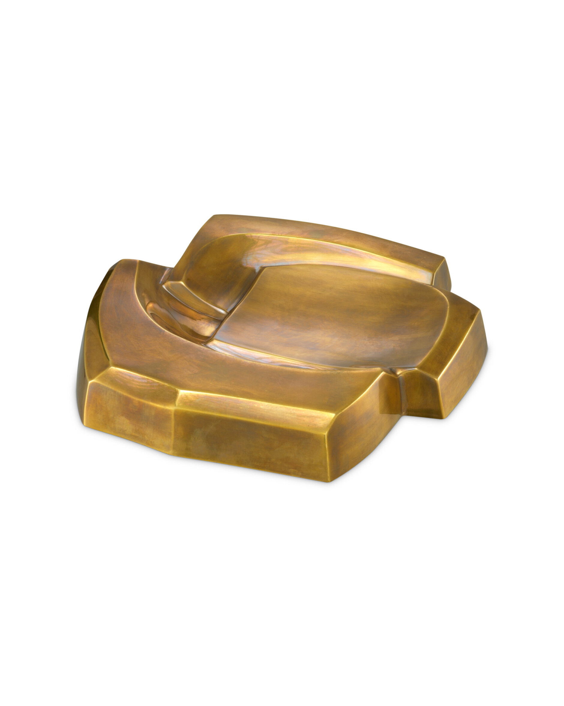 Ashcomb schaal antiek messing