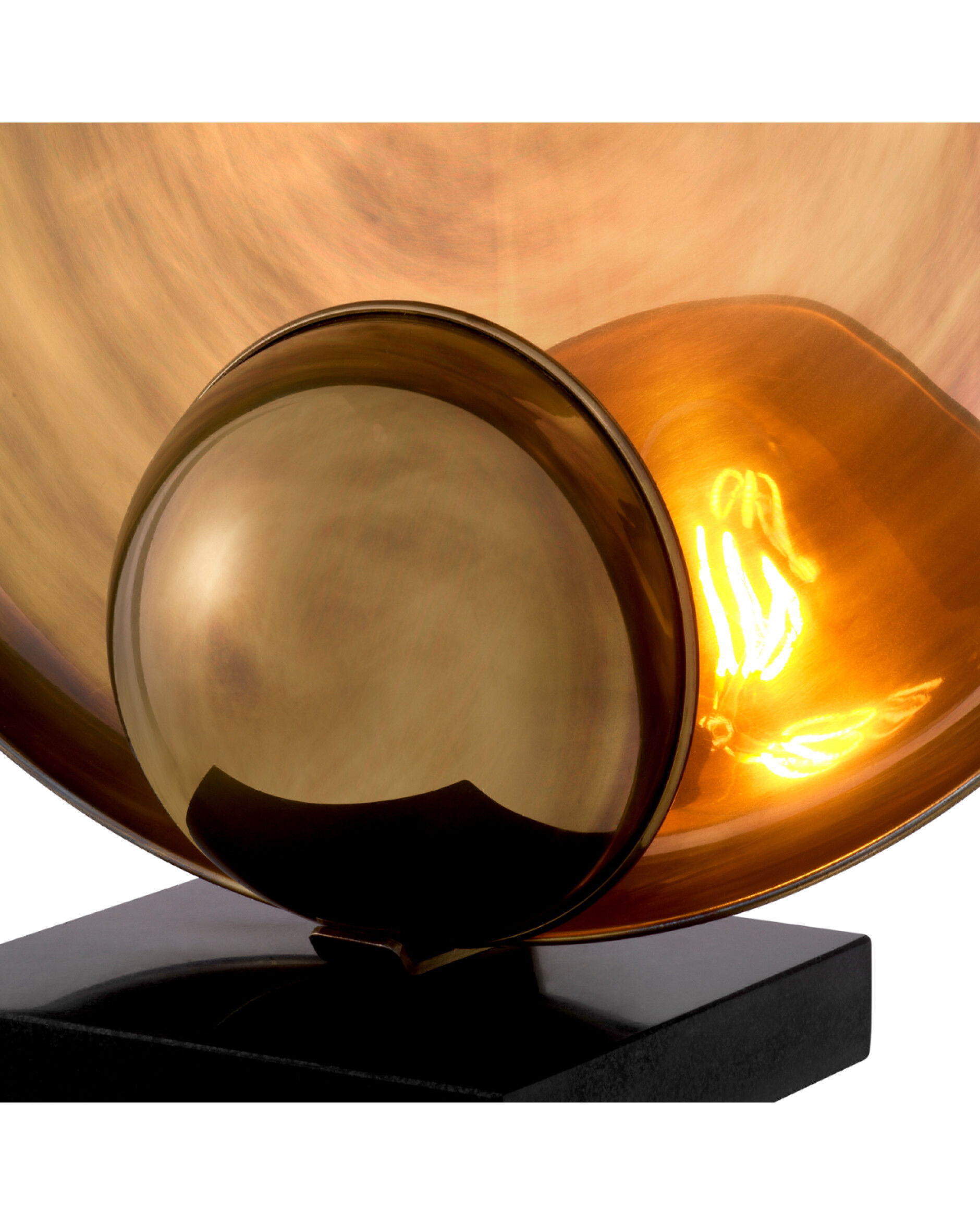 Odessa bordslampa antik mässing