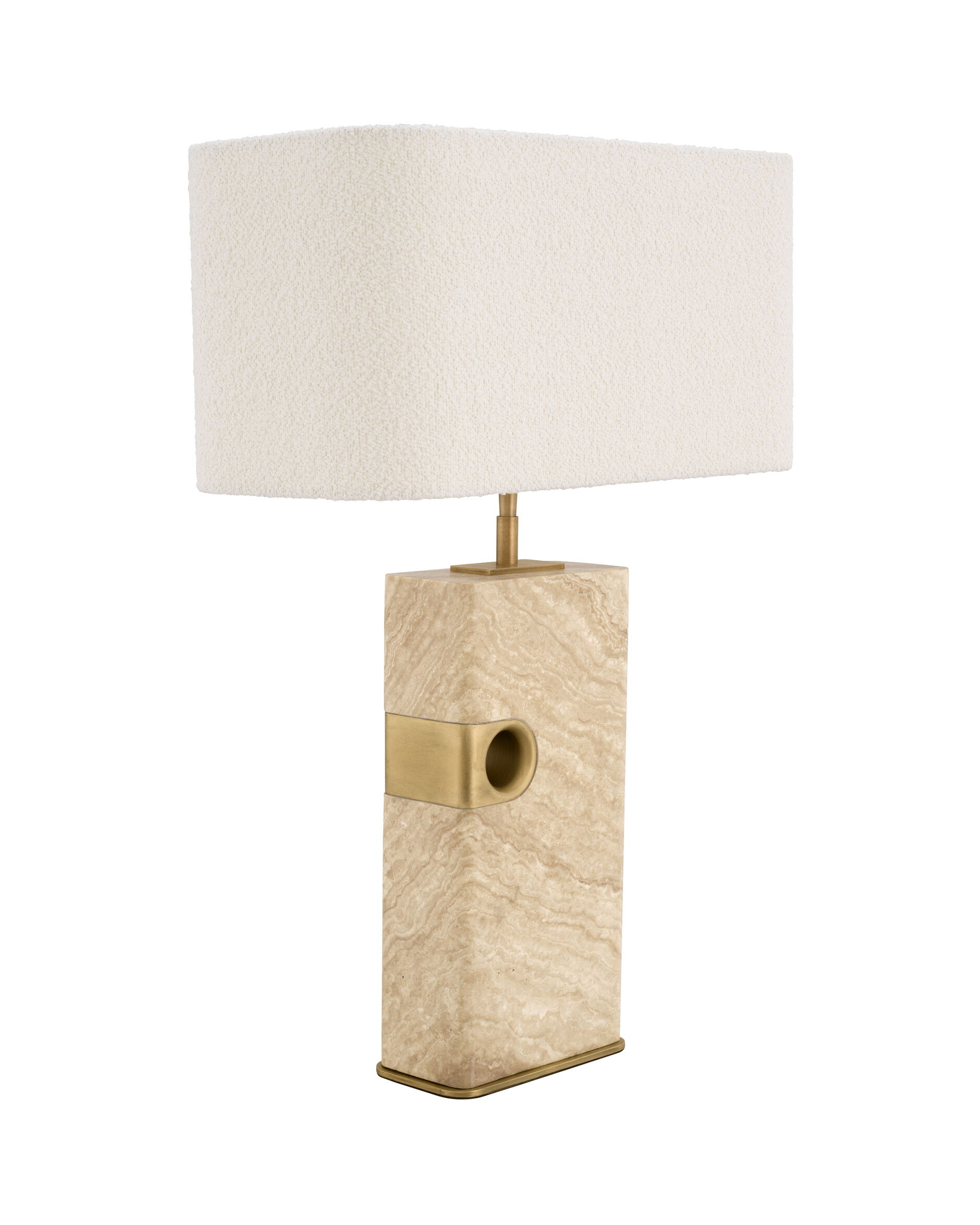Sebago bordslampa travertine