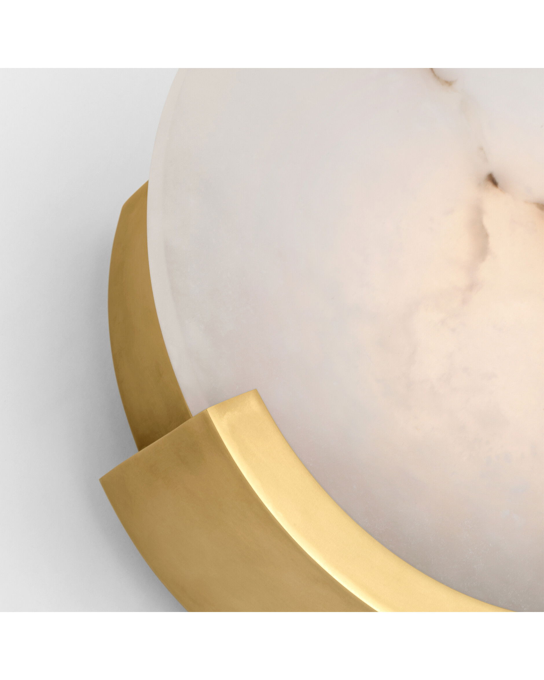 Melange 10" vägglampa mässing